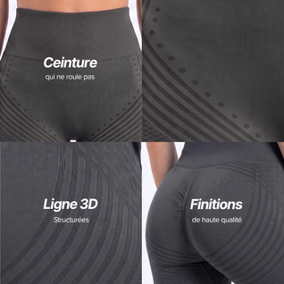 Legging Fit3D | Gris Foncé