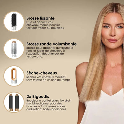 Sèche-cheveux professionnel 5 en 1 - Tellyuu™