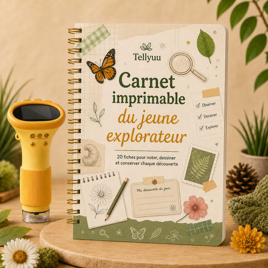Carnet imprimable du jeune explorateur