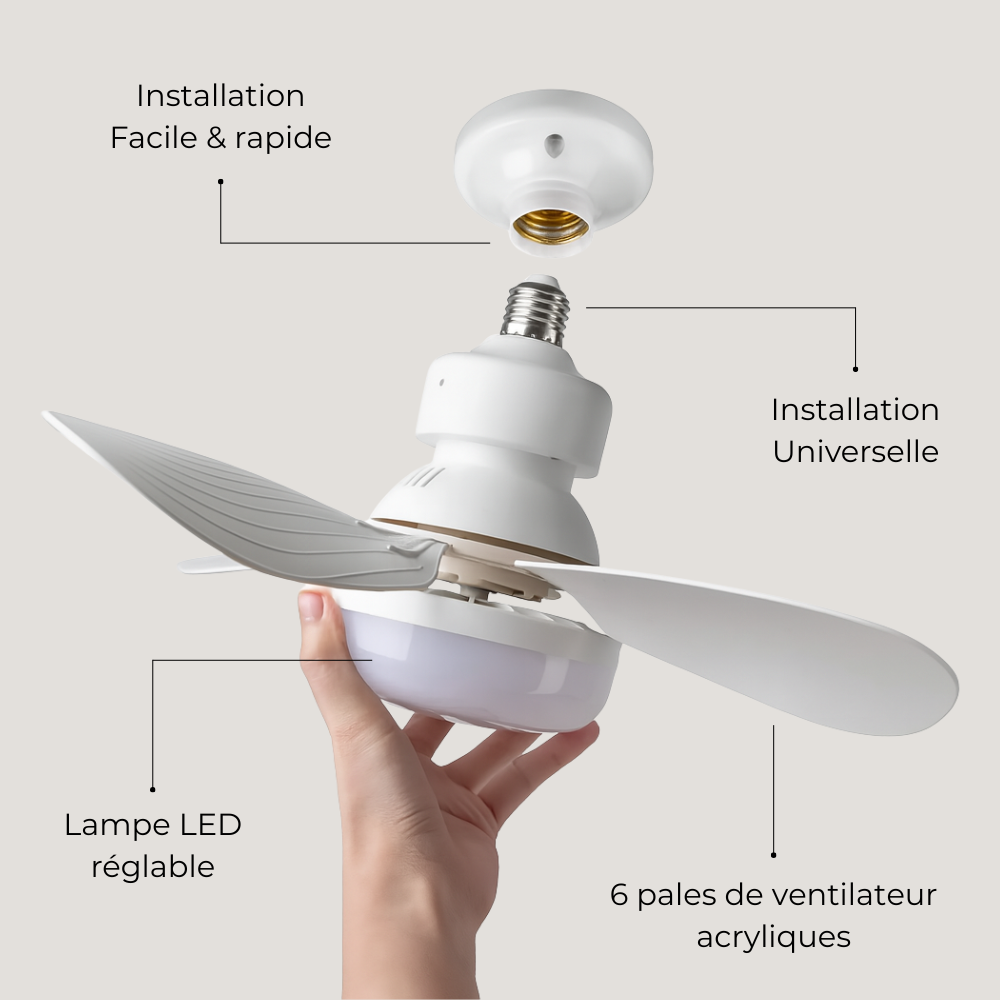 Ventilateur de plafond LED 2.0 - Tellyuu™