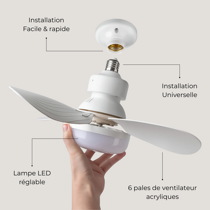 Ventilateur de plafond LED 2.0 - Tellyuu™