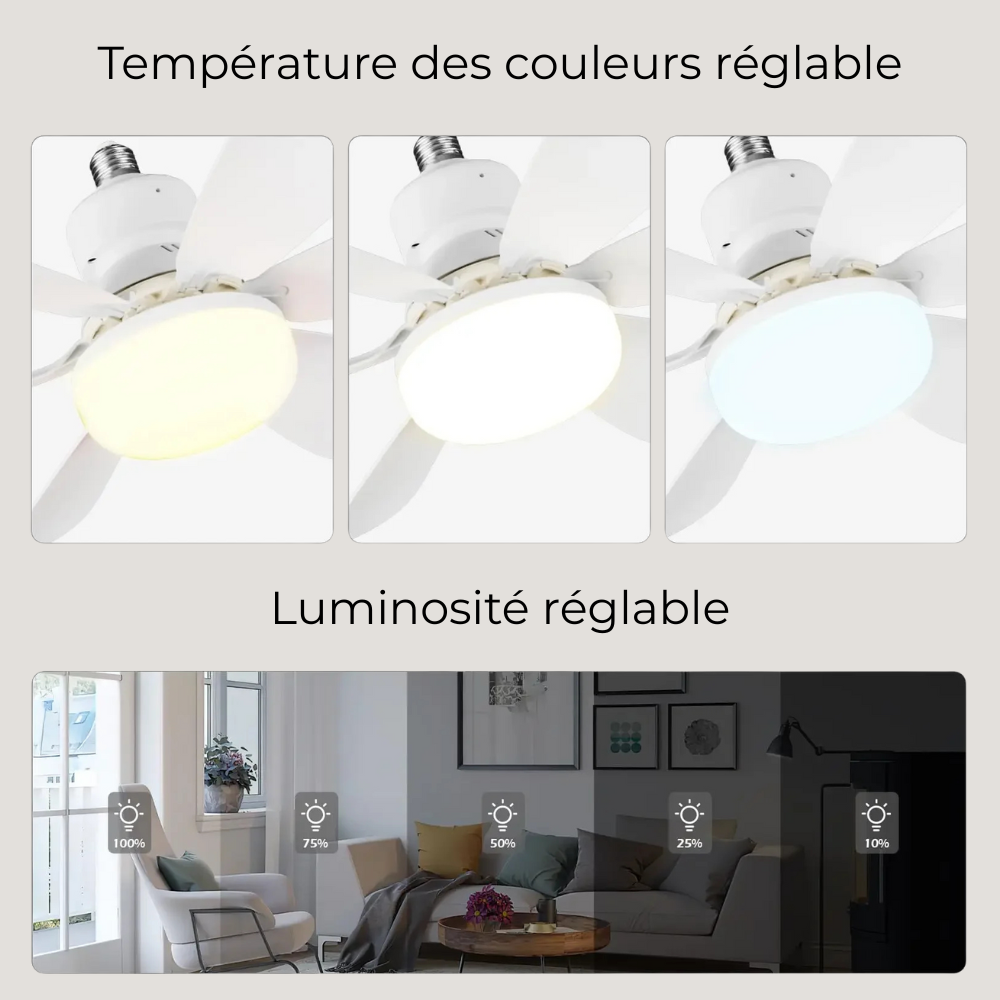 Ventilateur de plafond LED 2.0 - Tellyuu™