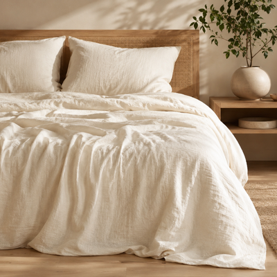 Ensemble de lit en lin lavé - Collection Signature™