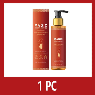 Huile corporelle raffermissante pour la réparation de la peau brillante, lisse, Anti-Cellulite, raffermissement, éclaircissement, améliore les soins de Massage hydratants secs