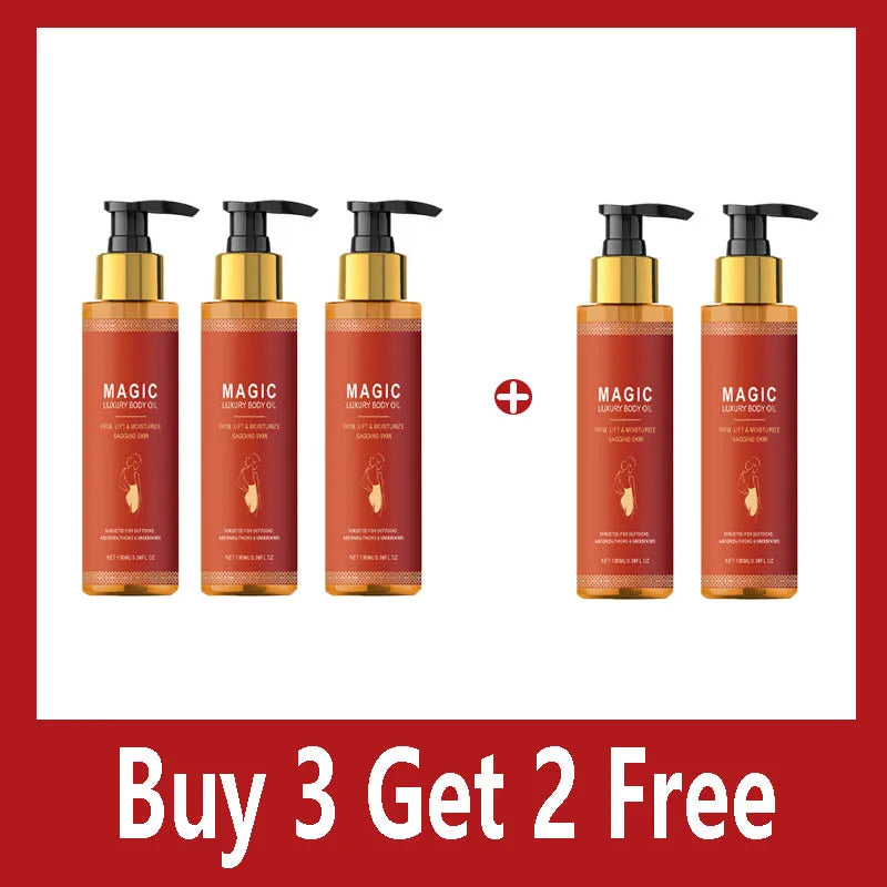 Huile corporelle raffermissante pour la réparation de la peau brillante, lisse, Anti-Cellulite, raffermissement, éclaircissement, améliore les soins de Massage hydratants secs