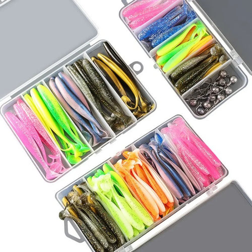Lot de 50 leurres souples