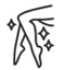 Affine la silhouette des jambes