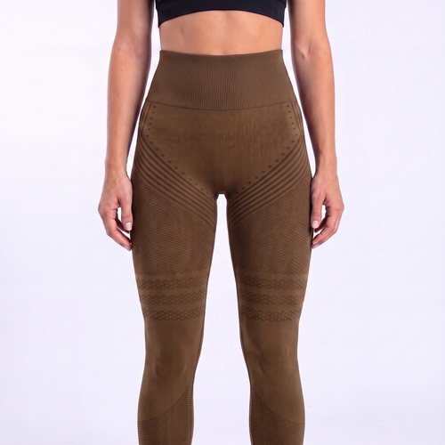 Legging Fit3D | Marron