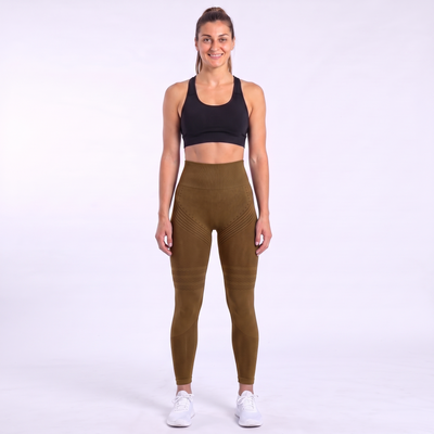 Legging Fit3D | Marron