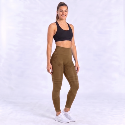 Legging Fit3D | Marron